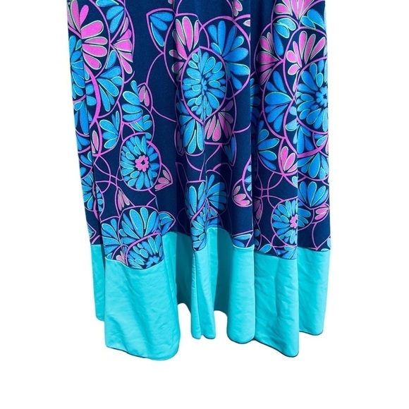 BIANCA Zidik Floral Preppy Wrap Dress Large - Picture 8 of 10